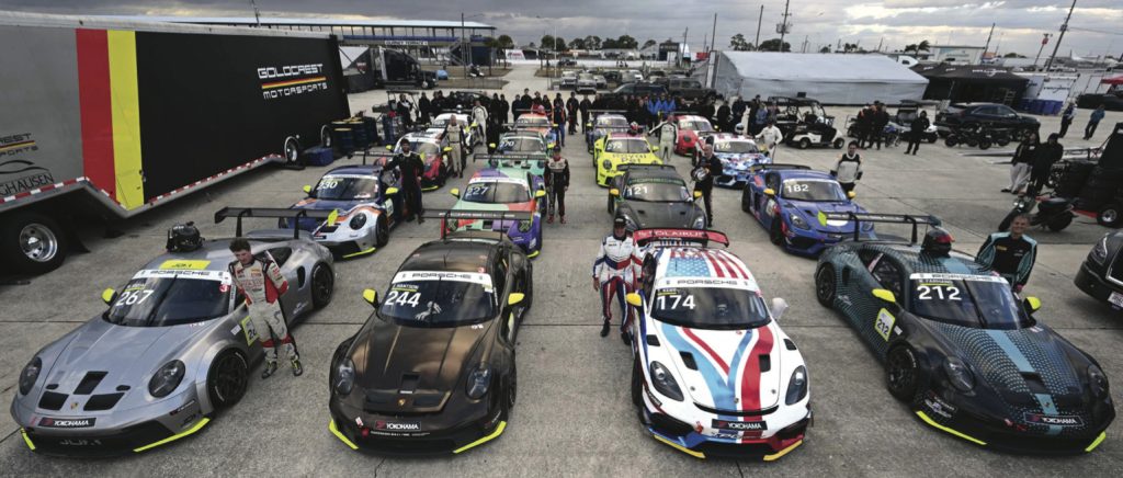 Field of Porsche Sprint Trophy Competitors