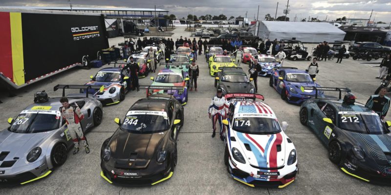 Field of Porsche Sprint Trophy Competitors